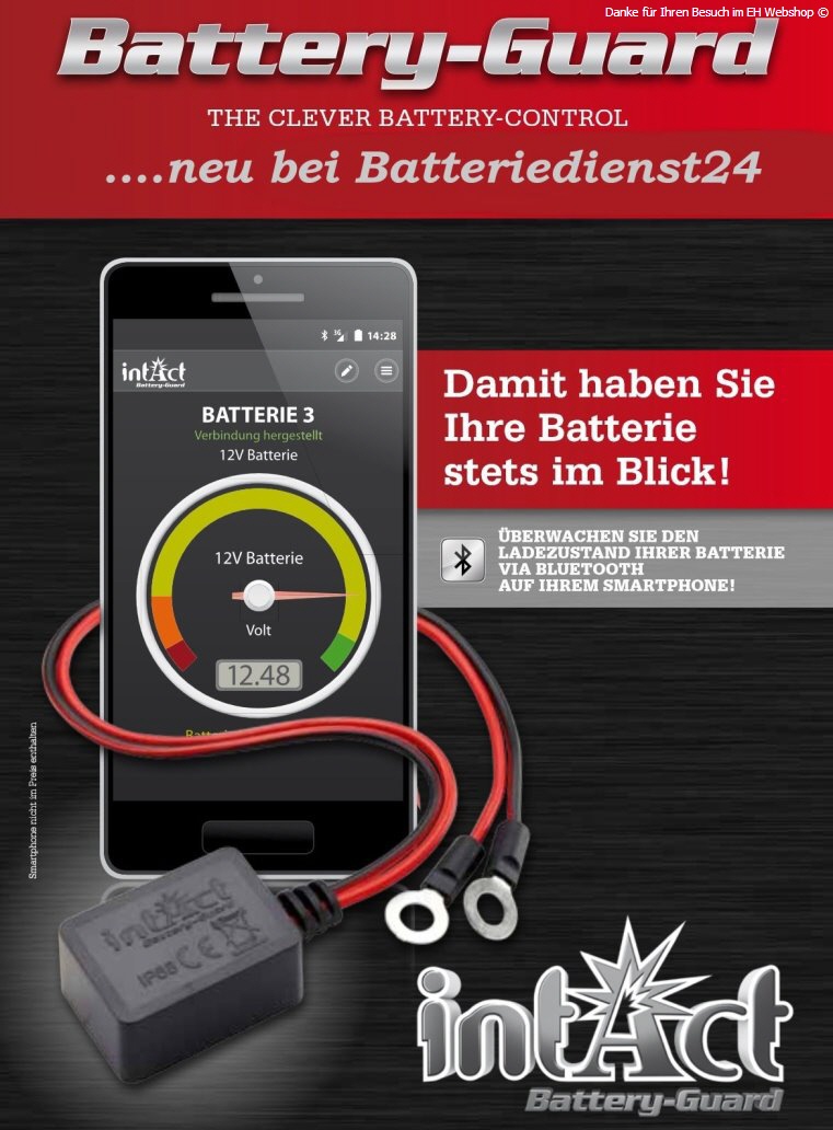 Batterieüberwachung mit dem Smartphone